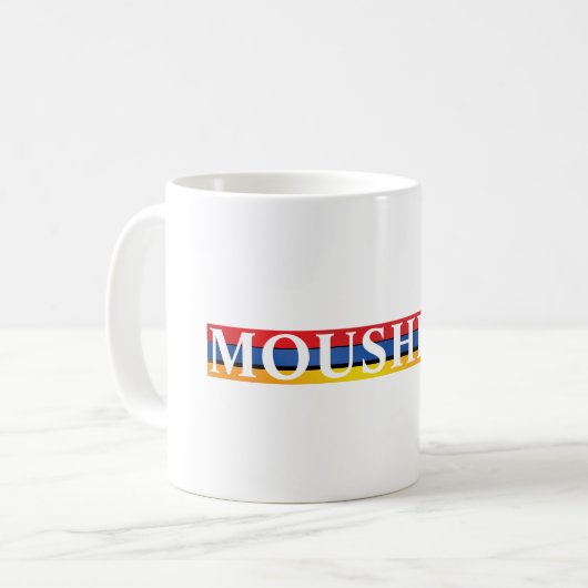 Moushetzi Coffee Mug コーヒーマグカップ (正面左)