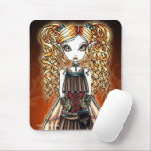 Mouspadの上の"Kayla"のSteampunk妖精の終わり マウスパッド (マウス)