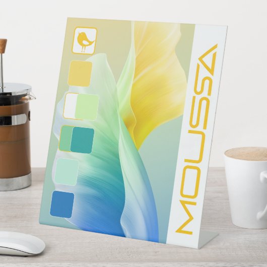 MOUSSA  台座サイン (インサイチュ)