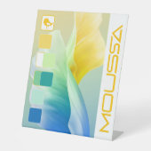 MOUSSA 台座サイン (正面)