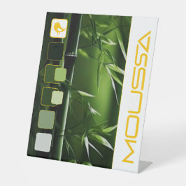 MOUSSA  PEDESTAL SIGN 台座サイン