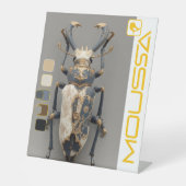 MOUSSA  PEDESTAL SIGN 台座サイン (正面)