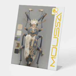 MOUSSA  PEDESTAL SIGN 台座サイン