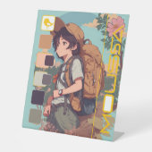 MOUSSA  PEDESTAL SIGN 台座サイン (正面)