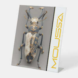 MOUSSA  PEDESTAL SIGN 台座サイン