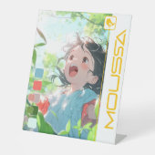 MOUSSA PEDESTAL SIGN 台座サイン (正面)