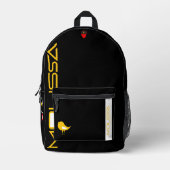 MOUSSA Print Cut Sew Bag プリントバックパック (正面)