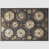 Mousseline Clocks Steampunk watches Tissue paper 薄葉紙 (正面)