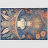 Mousseline Cute Bunny Flower hat V4 Tissue paper 薄葉紙 (正面)