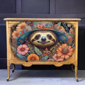 Mousseline Cute Sloth & Flower Hat v5 Tissue paper 薄葉紙