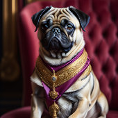 Mousseline Dog Royal Pug no.6 Hat Tissue paper 薄葉紙