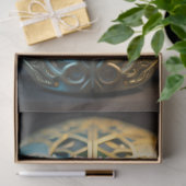 Mousseline Floral skull v3 Steampunk tissue paper 薄葉紙 (ギフト)