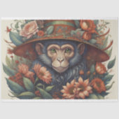 Mousseline Flower Hat  cute chimp v10 Tissue paper 薄葉紙 (正面)