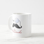 Moustache コーヒーマグカップ (正面左)
