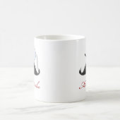 Moustache コーヒーマグカップ (中央)