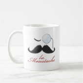 Moustache コーヒーマグカップ (左)
