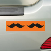 MOUSTACHE LOVE -.png バンパーステッカー (車上)