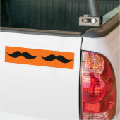 MOUSTACHE LOVE -.png バンパーステッカー (トラック上)