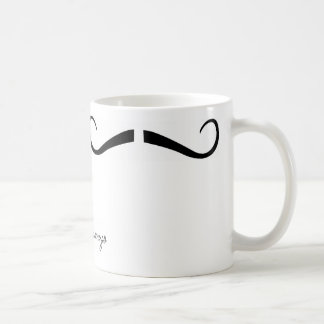 moustachemugsのタイプ12 (1つの2) コーヒーマグカップ
