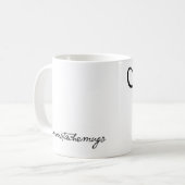moustachemugsのタイプ8 コーヒーマグカップ (正面左)