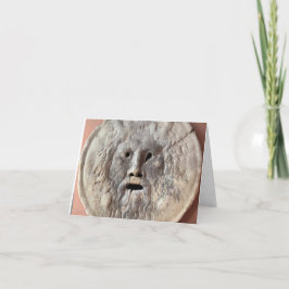 Mouth of Truth - La Bocca della Verità, Rome Italy サンキューカード