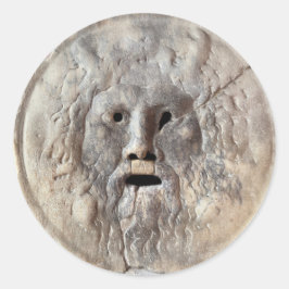 Mouth of Truth - La Bocca della Verità, Rome Italy ラウンドシール
