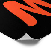 Mouth Posterの前にMindを開く ポスター (角)