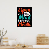 Mouth Posterの前にMindを開く ポスター (キッチン)