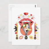 Mouth zipper exit and entrance ポストカード (正面/裏面)