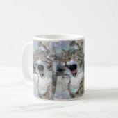 Mouthy猫は写真のコーヒー・マグを設計しました コーヒーマグカップ (正面左)