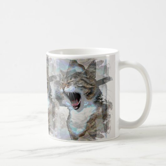 Mouthy猫は写真のコーヒー・マグを設計しました コーヒーマグカップ (右)