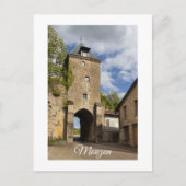 Mouzon Medieval Gatehouse, France シーズンポストカード (正面)