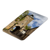 Mouzon Medieval Gatehouse, France マグネット (左側)