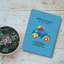Move カラフル Flat Announcement Cardの車