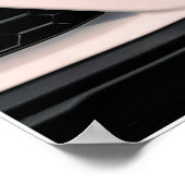 Move Forward Not Faster Car Quote Poster ポスター (角)