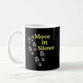 Move in Silence Inspirational Mug – Quiet Strength コーヒーマグカップ