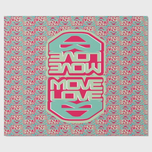 MOVE LOVE (MUEVE EL AMOR) BY MASANSER ラッピングペーパー (フラット)