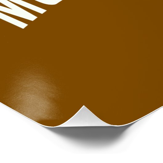 Move Mountains – Inspirational Sunset Poster ポスター (コーナー)