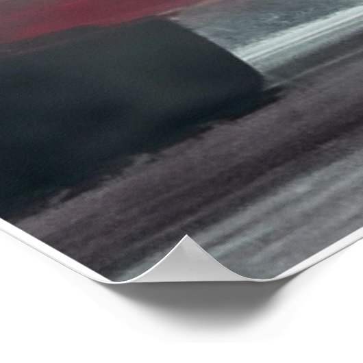 Move With Purpose Car Quote Poster ポスター (角)