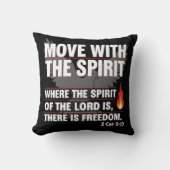 Move with the spirit - freedom design クッション (正面)