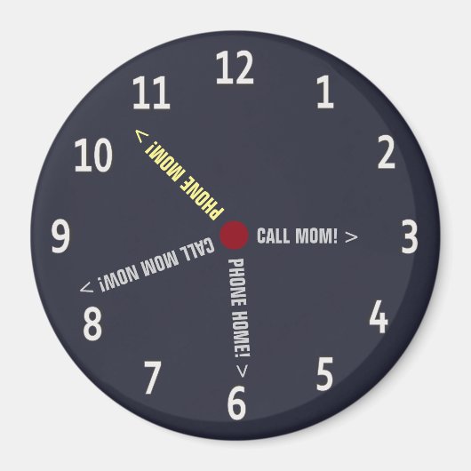 Moveout呼おもしろいび出しMomメモカスタム文字 マグネット (正面)