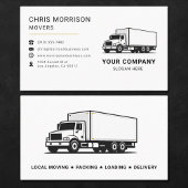 Movers Truck Service 名刺