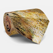 Moves-Earthトーン抽象芸術メンズ ネクタイ (ロール)
