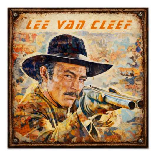 Movie Actor Lee Van Cleef  ポスター (正面)