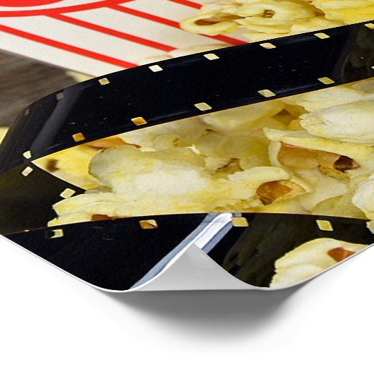 Movie and Popcorn ポスター (角)