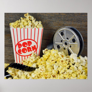 Movie and Popcorn ポスター