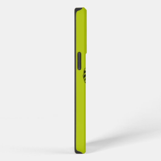 Movie cameraman vintage lime green  iPhoneケース (右側面)