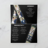 Movie Clap Board Film Strip Photo Wedding プログラム (内部)