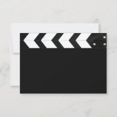 Movie Film Clap Board 出欠カード (裏面)