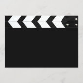 Movie Film Clap Board Wedding メニュー (裏面)